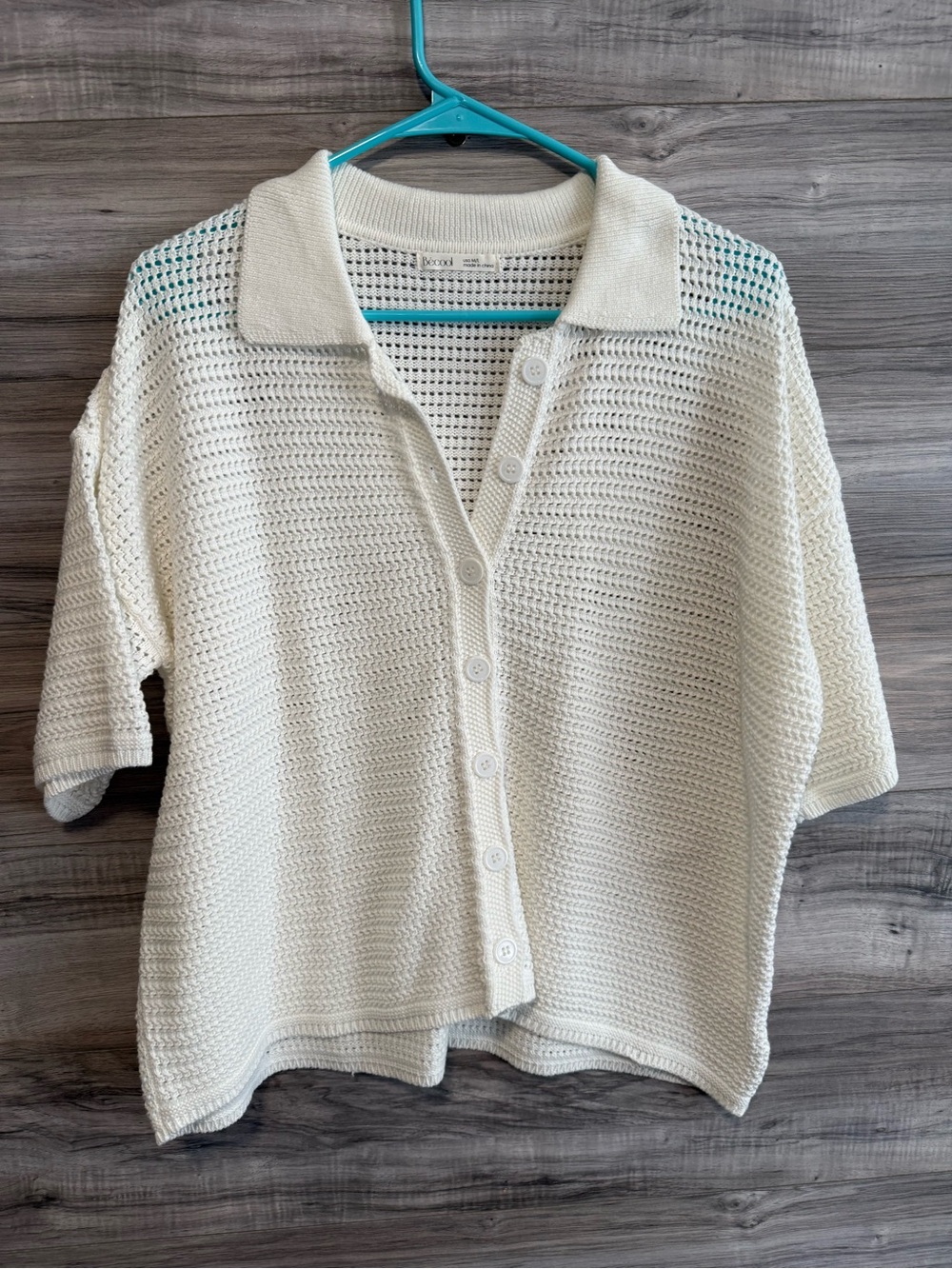 Becool white button up shirt